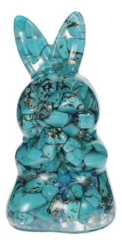 Centros De Mesa De Comedor Crystal Stone Rabbit Crafts, 2 Un