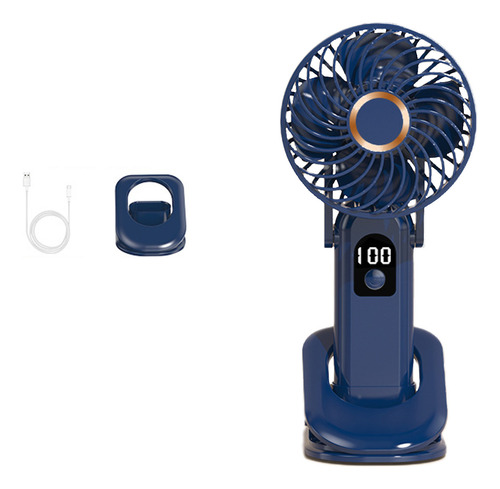 Ventilador De Mano W, De Escritorio, Portátil, Con Carga Usb