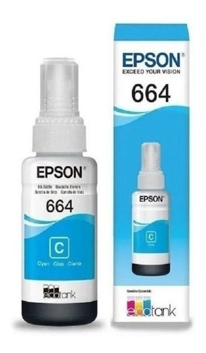 Tinta Epson 664 X 1 Color Cyan Magenta Amarillo L355 375 210