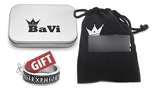 Bavipower Collar Vikingo Mjolnir Para Hombres Con Cadena De