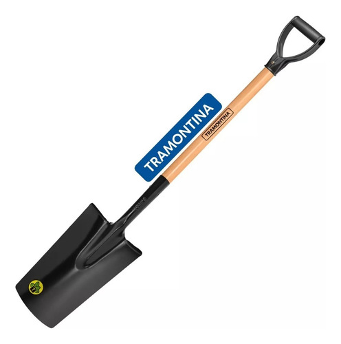 Pala Media Luna Tramontina Mango De Madera 71 Cm
