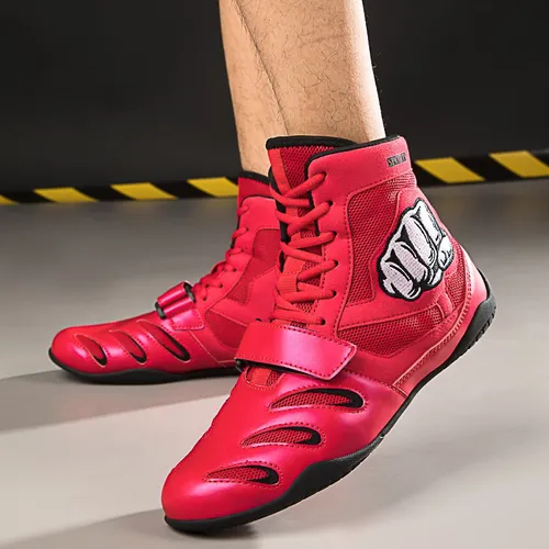 L Zapatos De Boxeo Profesionales Y Botas De Lucha Libre