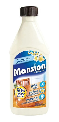 Lustra Muebles Mansión Jazmín 200 Ml