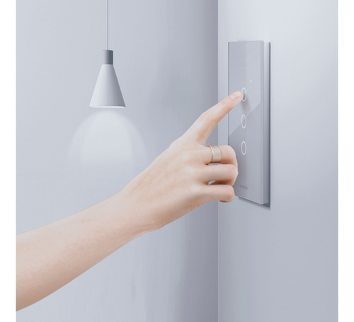 Tecla Para Persiana Táctil Roma 1 Canal Smart Touch De Pared Color Negro Corriente Nominal 2 A Voltaje Nominal 220v