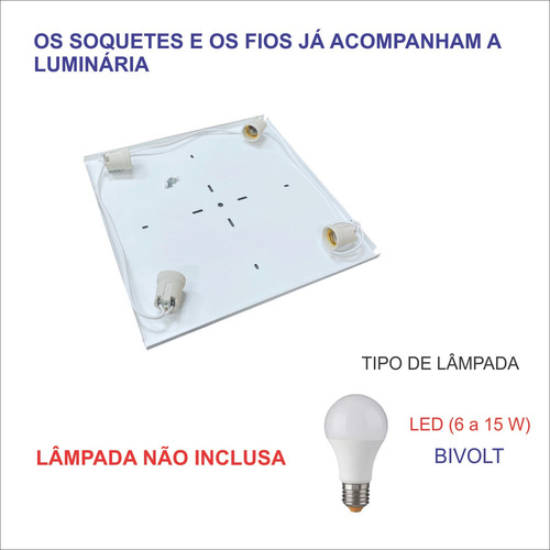 Imagem 2 de 10 de Luminária Plafon Madeira Estaleiro Ddek Bmsd 50 Cm