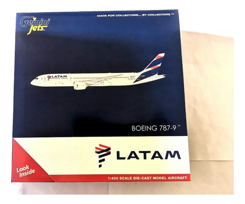 Boeing 787 Latam Chile Avión A Escala 1/400 Gemini Jets