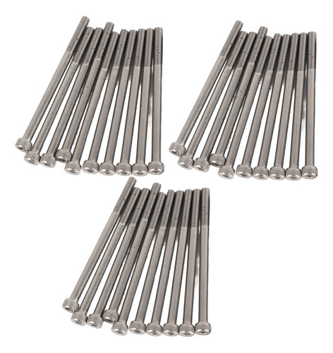 Tornillos De Cabeza Hexagonal, Tornillo De Medio Diente Con
