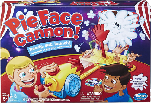 Hasbro Gaming Pie Face Cannon Game Juego De Mesa Familiar Co