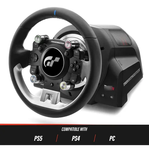 Volante De Carreras Force Feedback Compatible Con Ps5 Ps4 Y
