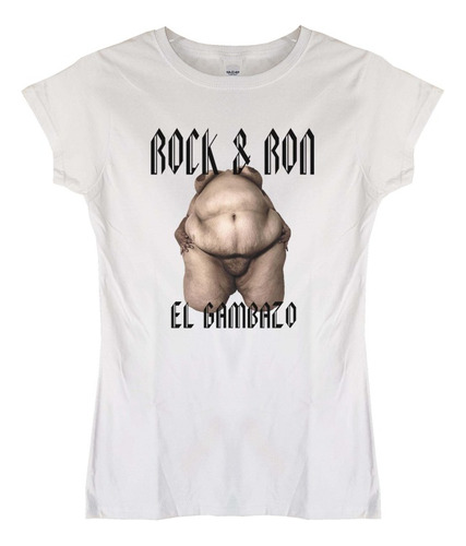 Polera Mujer Rock And Ron Gambazo Metal Abominatron