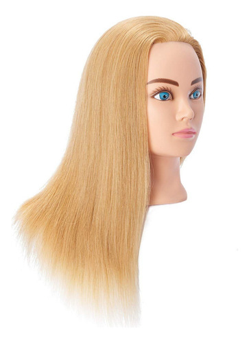 Hairingrid Cabeza De Maniqui De 20 A 22 Pulgadas, 100 % Cabe