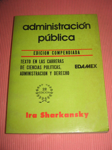 Administracion Publica Edicion Compendiada Ira Sharkansky