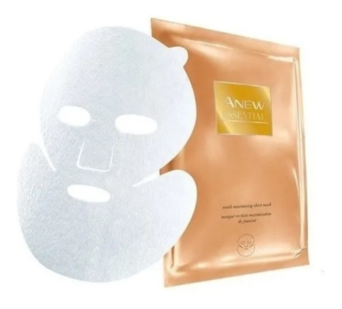 Mascarilla Facial Restauradora En Tela, Anew, Avon