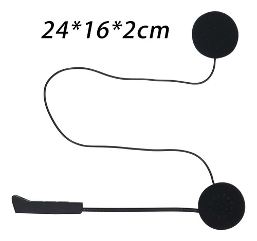Fone De Ouvido Para Capacete De Motocicleta Claro E Viva-voz