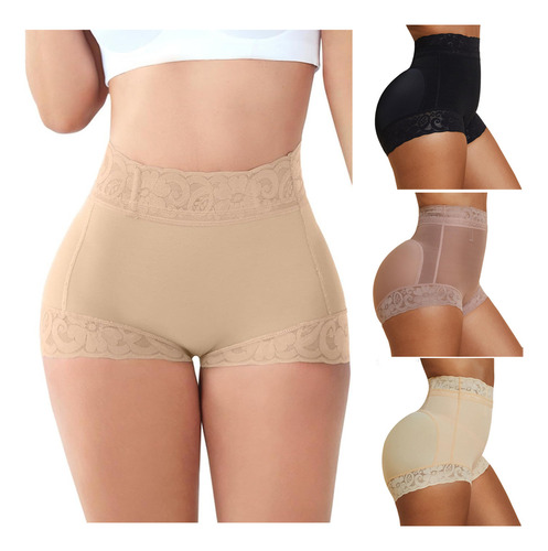 A Panty Short Faja Mujer, Abdominales Calzon Levanta Gluteos