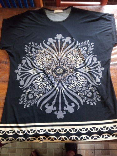 Remera Dum-mis Con Strass Impecable Talle Xl 