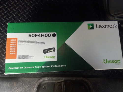 4 Cartuchos Toner Original Lexmark Vacios 5kp 50f4h00 Caja