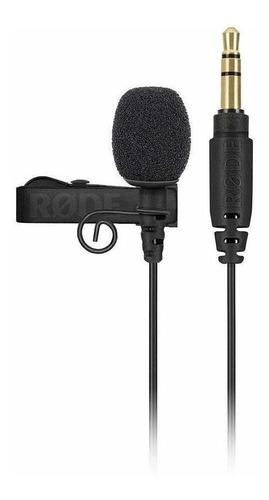Micrófono Rode Lavalier Condensador Omnidireccional color negro