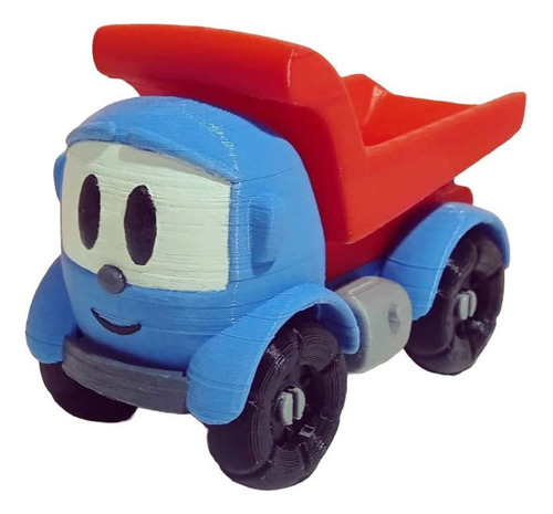 Juguete Camion Leo Y Max Funcional Para Niños Diversión Leo Y Max Celeste