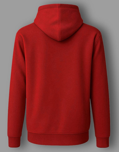 Sudadera Unisex Cerrada Con Capucha Y Bolsa Cangurera