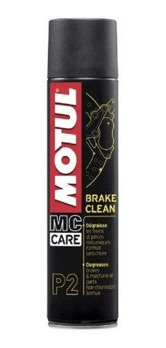 Limpiador De Frenos Spray Para Moto P2 0,400 Lt Motul 