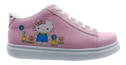 Tenis Hello Kitty Flores Para Niña Mujer Juvenil