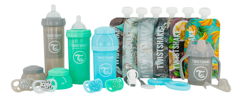 Set Integral Twistshake Bebé Botellas Chupetes + Mordedor