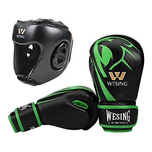 Wesing 6 Oz Guantes De Boxeo Para Niños Con Engranaje Protec