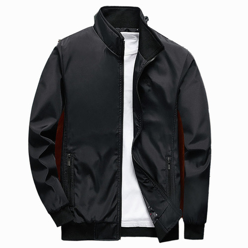 Elegante Casual Chamarra Cazadora Bomber Para Hombre