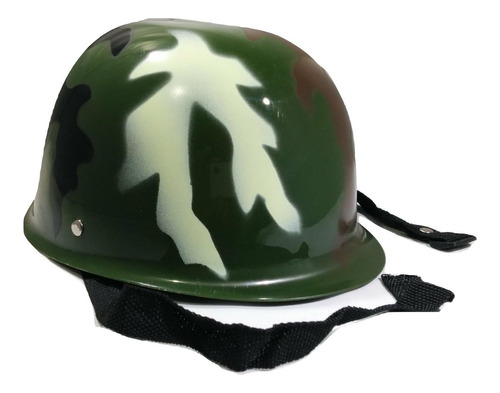 Kids Plastic Camo Army Helmet Child Green Cosplay Helme...
