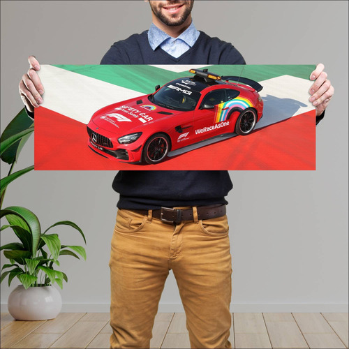 Cuadro 30x80cm Auto 2020 Mercedes Amg Gt R F1 Sa 357