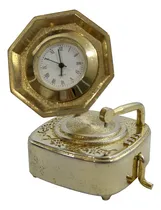 Comprar Antiguo Reloj De Escritorio Miniatura - Forma De Tocadiscos