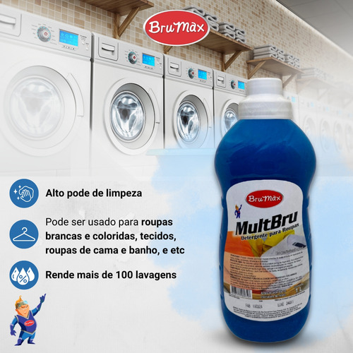 Sabão Líquido Para Roupas Super Concentrado Base (rende 10l)
