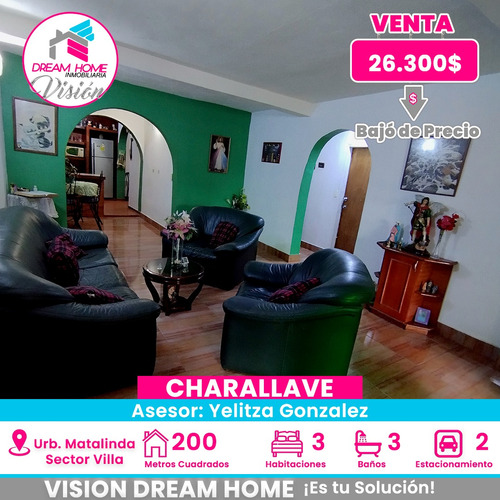 Venta De Casa En Urbanizacion Matalinda Sector Villa Charallave 