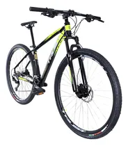 Comprar Bicicleta Aro 29 Trust 2x9 Shimano Alivio - Freio Hidraulico Cor Preto + Amarelo Neon Tamanho Do Quadro 19