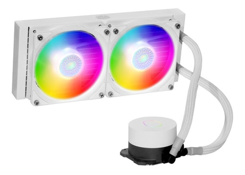 Imagen 4 de 7 de Watercooling Coolermaster Ml240l V2 Argb White Edition