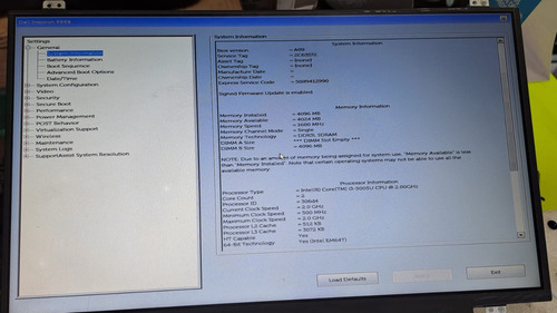 Tarjeta Madre Dell I3 De 5ta Generación Rev 1.0 Dell 55ddr3l (Usado)