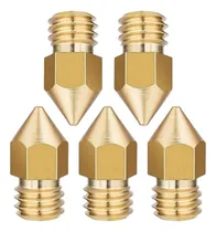 Comprar Kit X 5 Nozzle Pico Bronce Ender Hotend Mk8 Ender 3