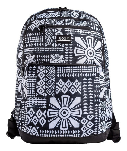 Mochila Here You Are Printed (kta7) Roxy Color Negro
