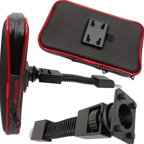 Suporte Celular Moto Bolsa Case Resistente Universal Scooter
