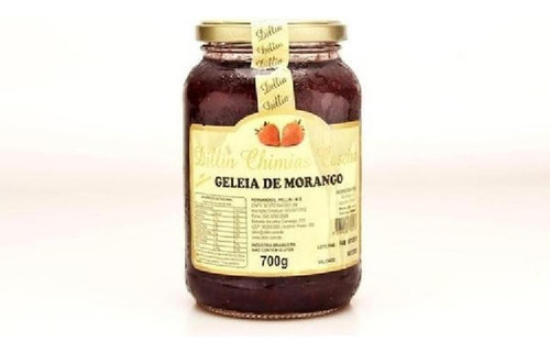 04 Geléias Artesanal Dillin Morango 700g Cada - Serra Gaúcha