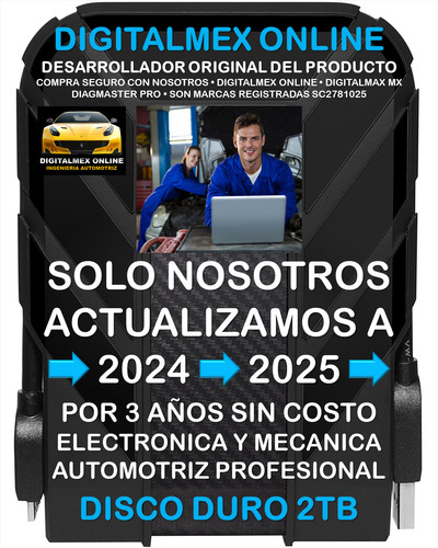 Pack Mecánico 2tb Automotriz Pro Actualización Constante