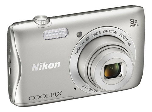 Nikon Coolpix S Cámara Digital Con Zoom Óptico 8x Y Wi-fi.