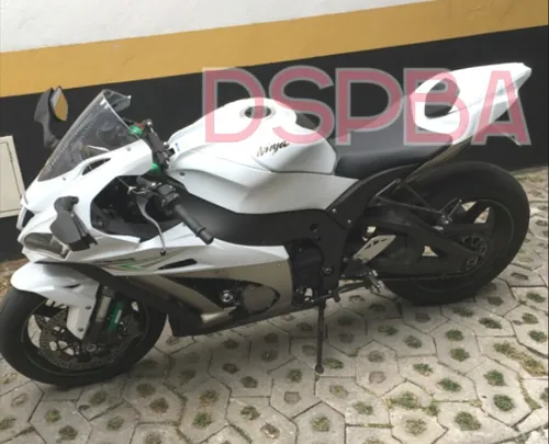 Monoposto Zx10r Zx-10r Kawasaki Ninja 16-19 Branco Zx10 Monoposto Zx10r Zx-10r Kawasaki Ninja 16-19 Branco Zx10