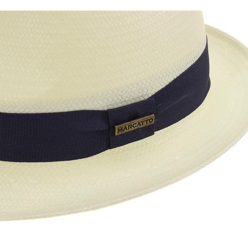 Chapéu Casual Marcatto Fita Azul Shantung 19714