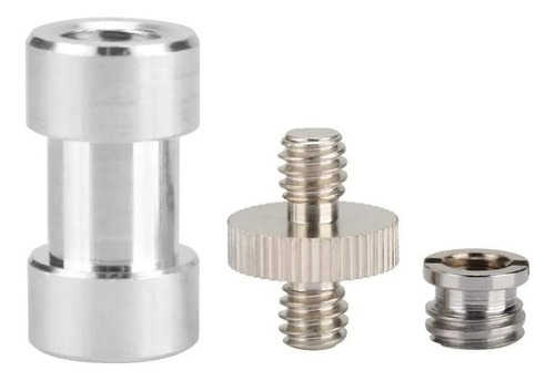 Kit 3 Adaptadores Tornillos Hembra Macho 1/4 Y 3/8