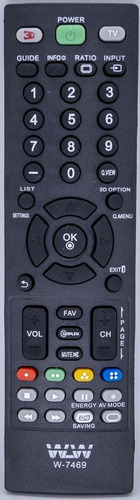 Controle Remoto Lcd Compatível LG Akb73655807 / Akb73655808 