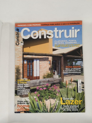 Revista Construir - Casa Projeto Arquitetura Planejados Obra (Usado)