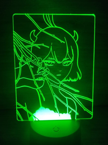Lampara Led 3d Nero Secre Swallowtail Black Clover