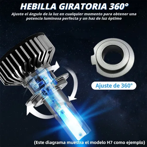 Kit De Focos Led 12000lm 80w H11 9005 9006 H4 For Dodge